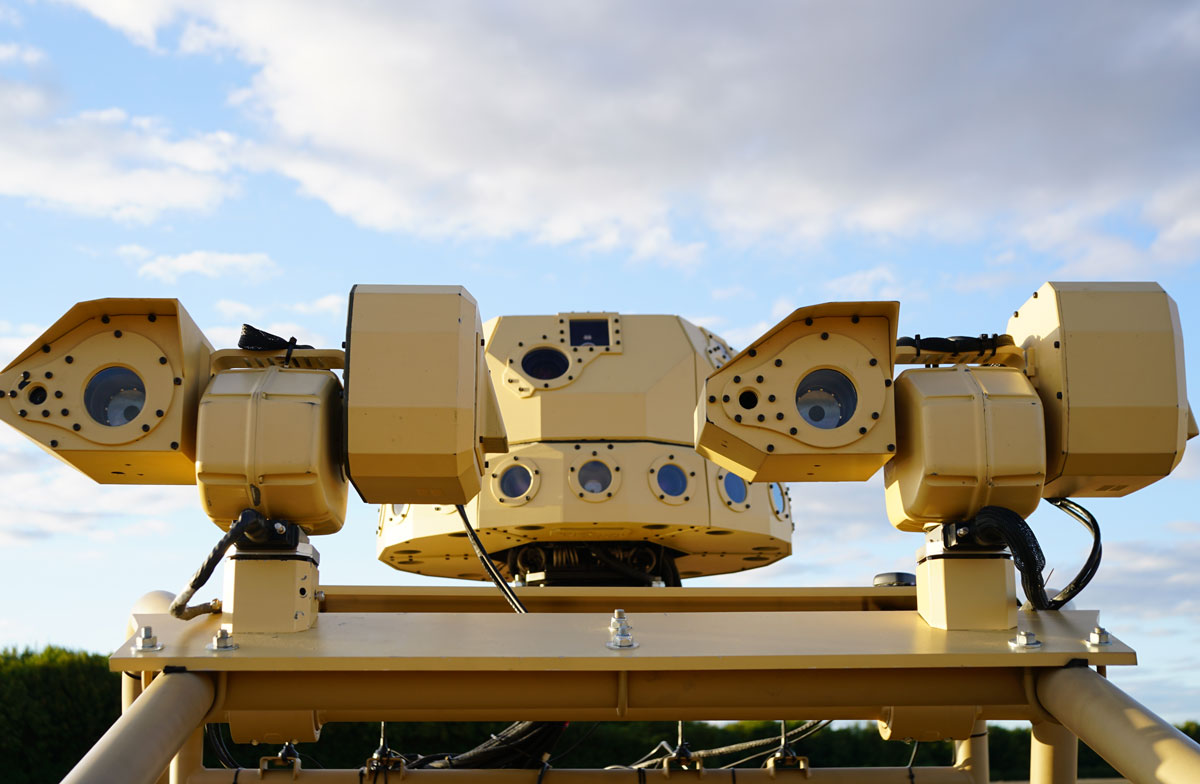 SkySpyke® and Spyke Dazzler™ fitted to an MRZR