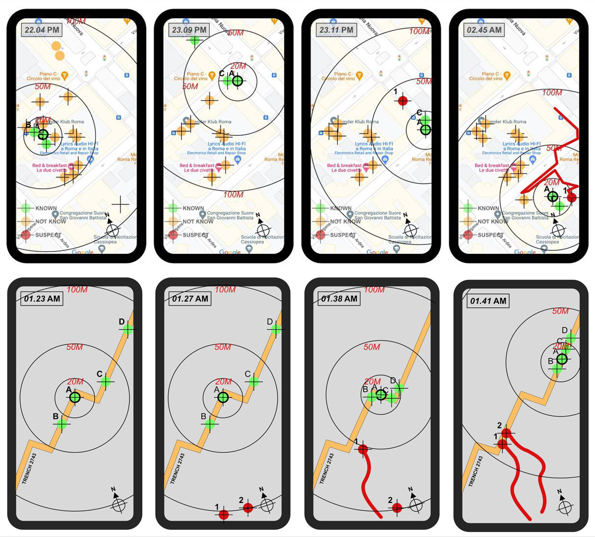 WiSAD example use cases